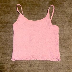 Hollister Pink Tank Top Size Medium